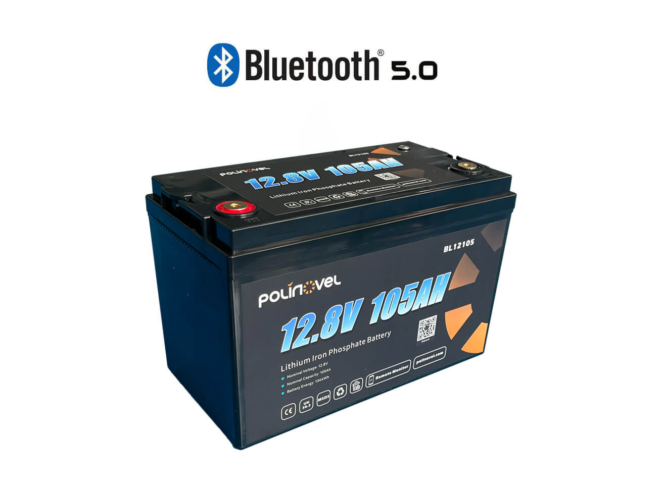 12V 105Ah Lithium Bluetooth Battery
