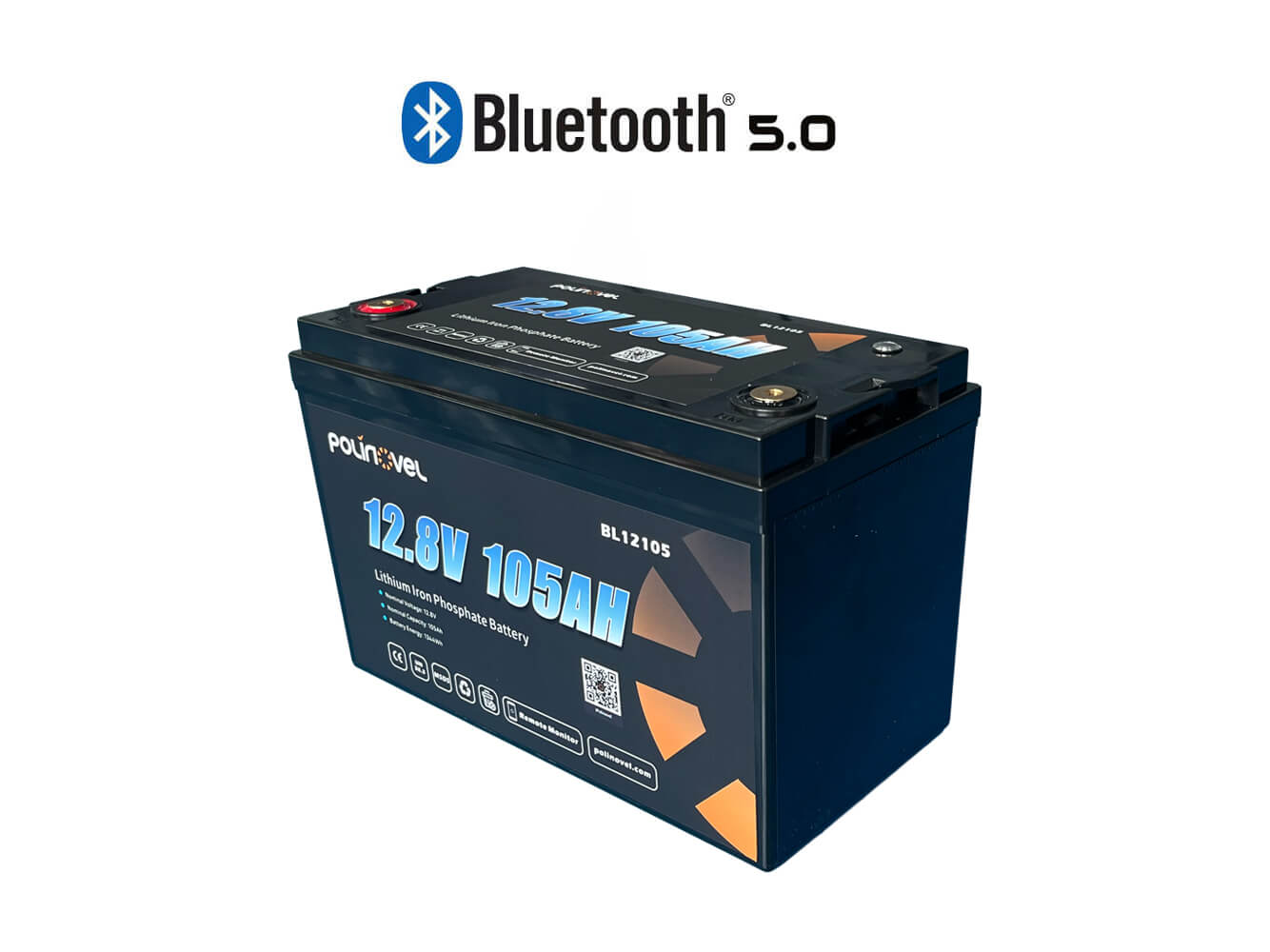 12V 105Ah Lithium Bluetooth Battery