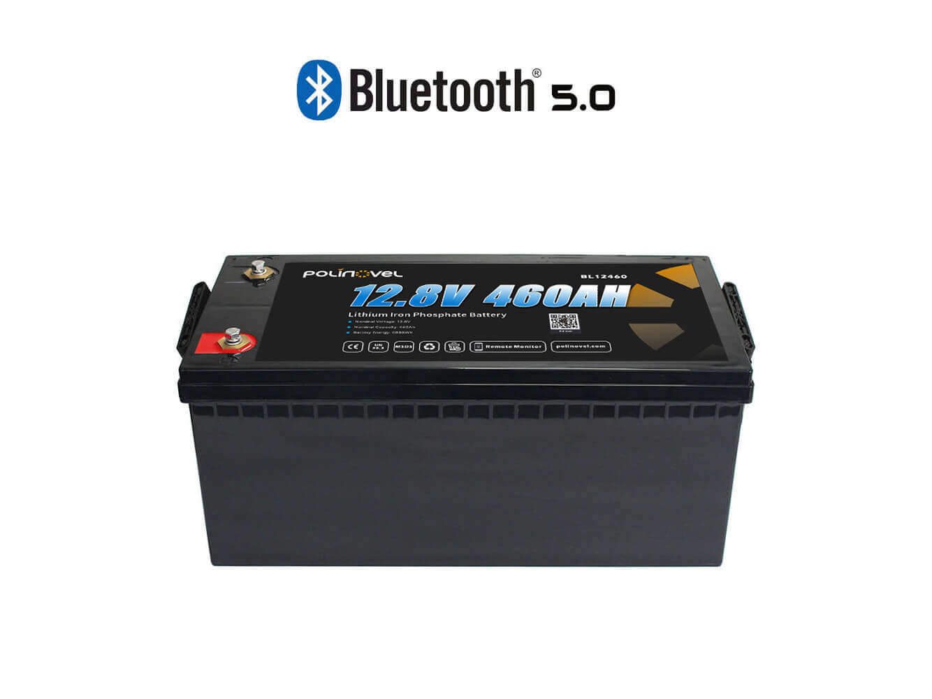 Polinovel 12V 460AH Bluetooth lithium battery