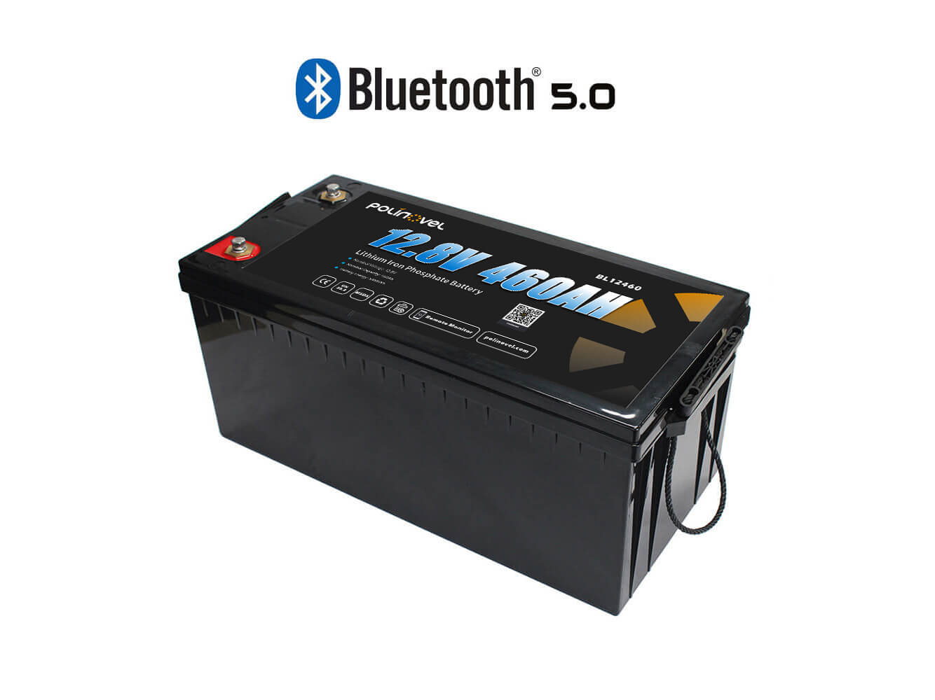 Polinovel 12V 460AH Bluetooth lithium battery