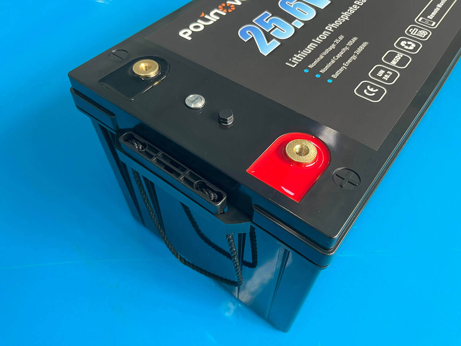 Polinovel 24V 105AH Bluetooth lithium battery