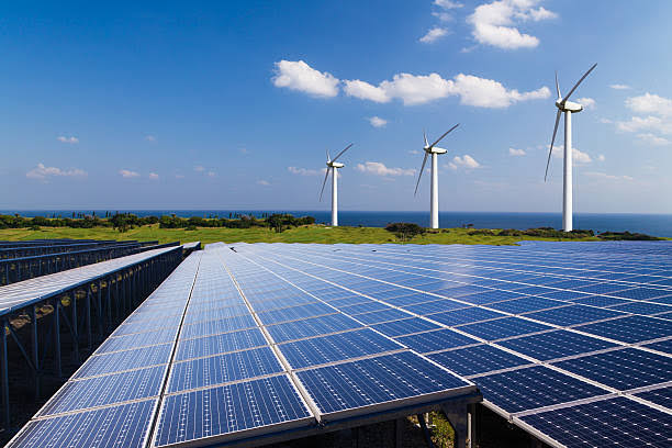 Solar Panels and Wind Mills