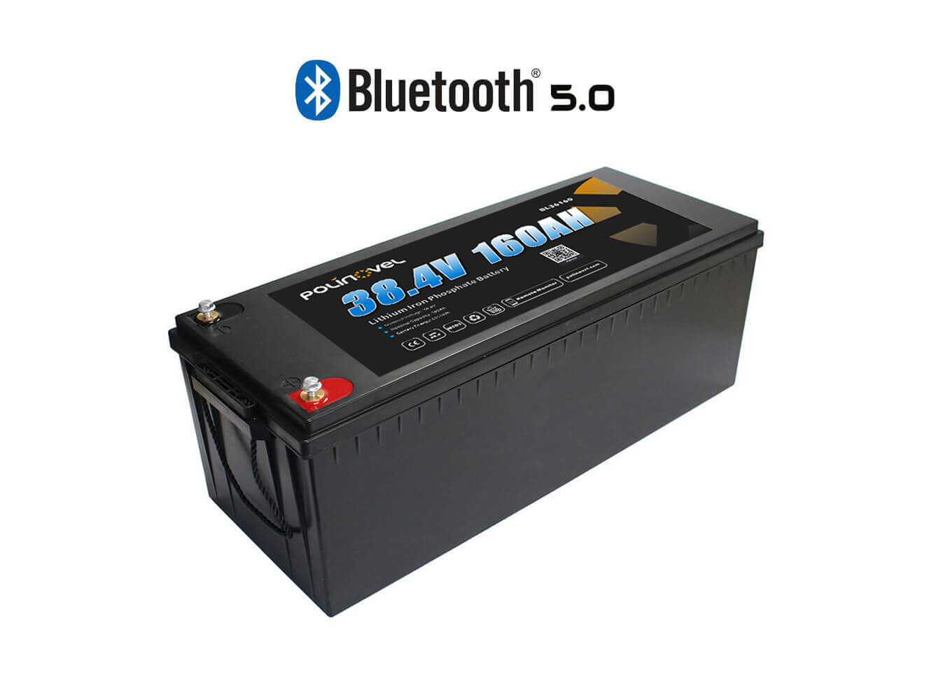 Polinovel 36V 160AH Bluetooth lithium battery