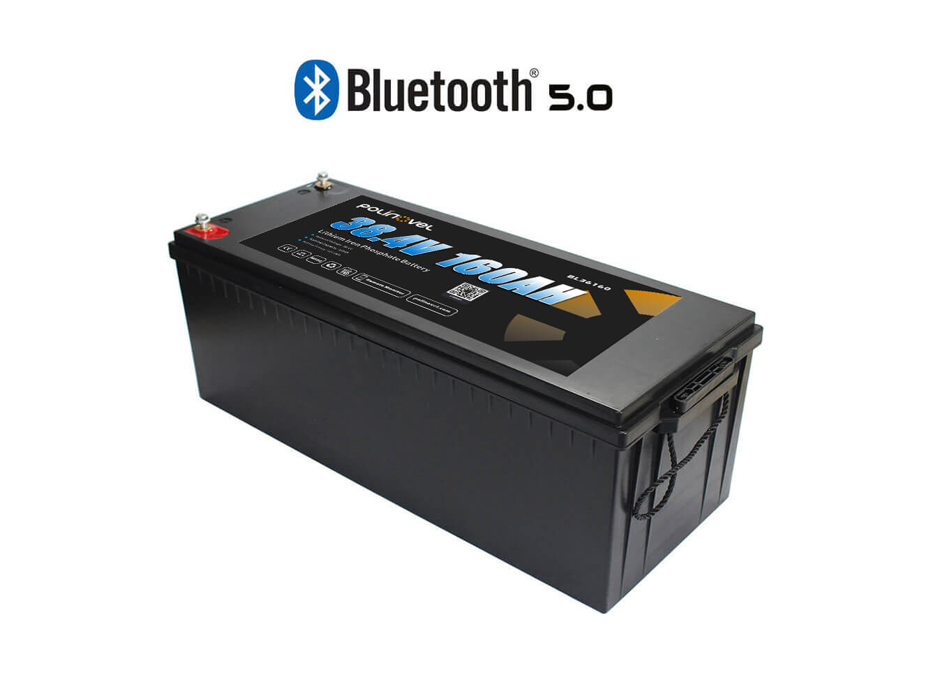 Polinovel 36V 160AH Bluetooth lithium battery