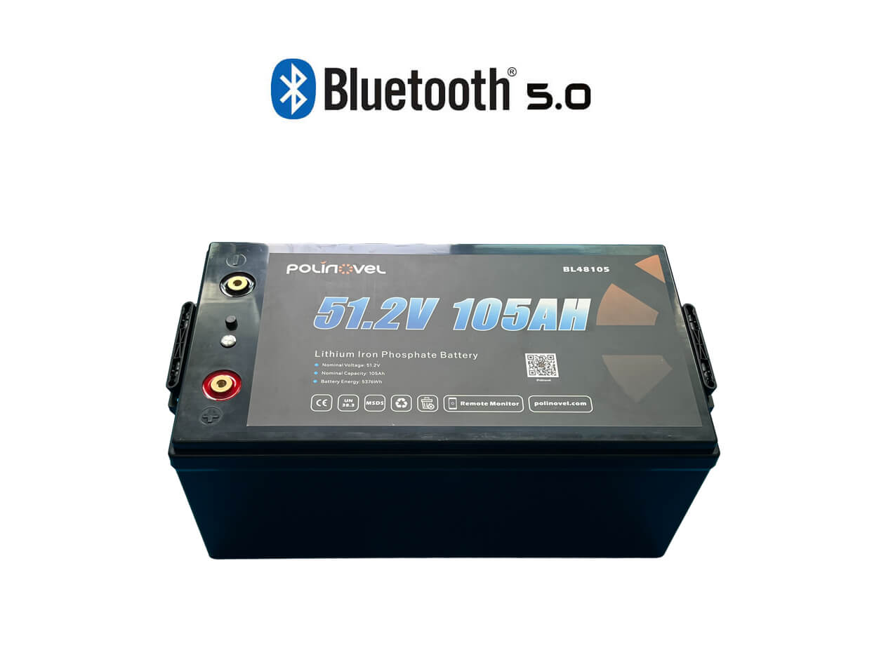 48V 105Ah LiFePO4 Bluetooth Battery