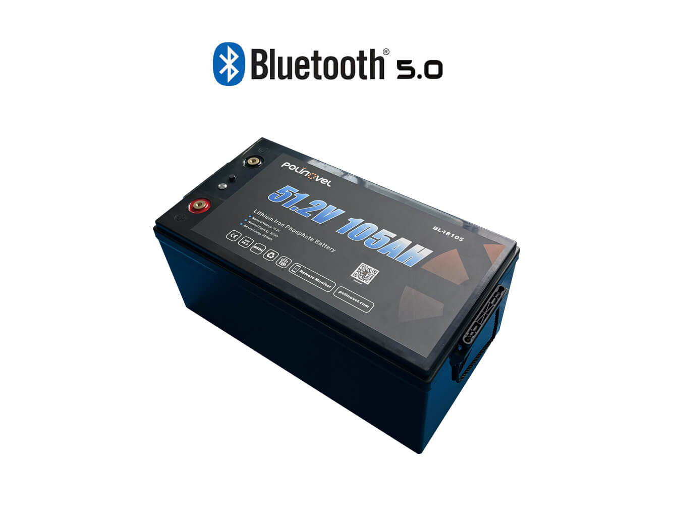 48V 105Ah LiFePO4 Bluetooth Battery