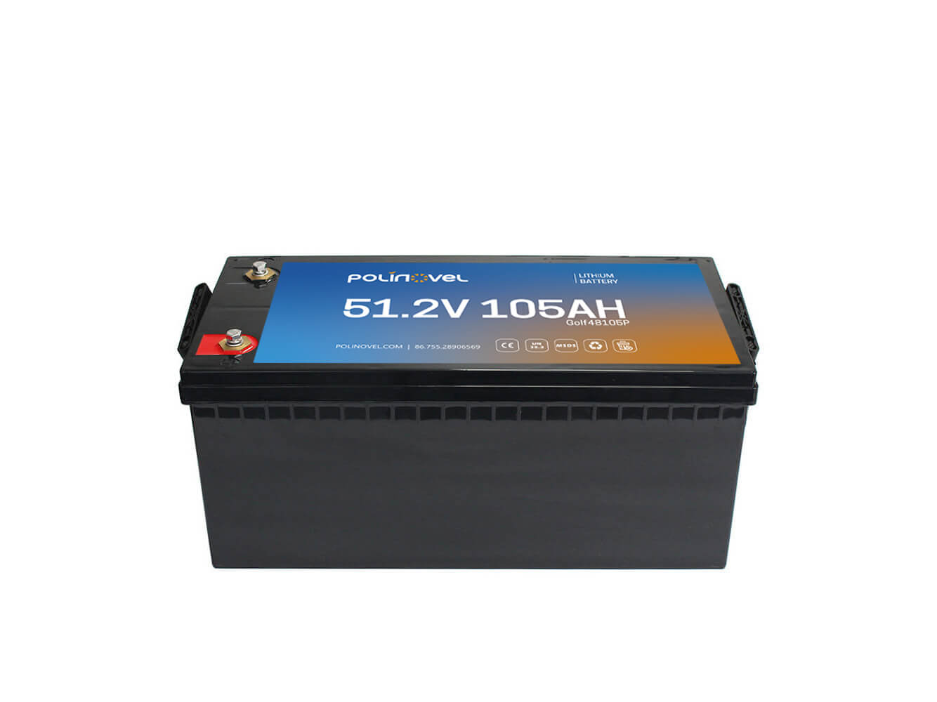Polinovel 51.2V 105Ah Golf Cart Lithium Battery