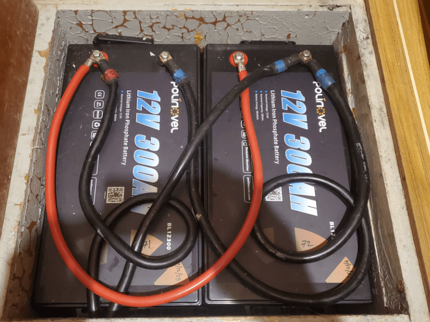 polinovel 12v 300ah bluetooth lithium batteries