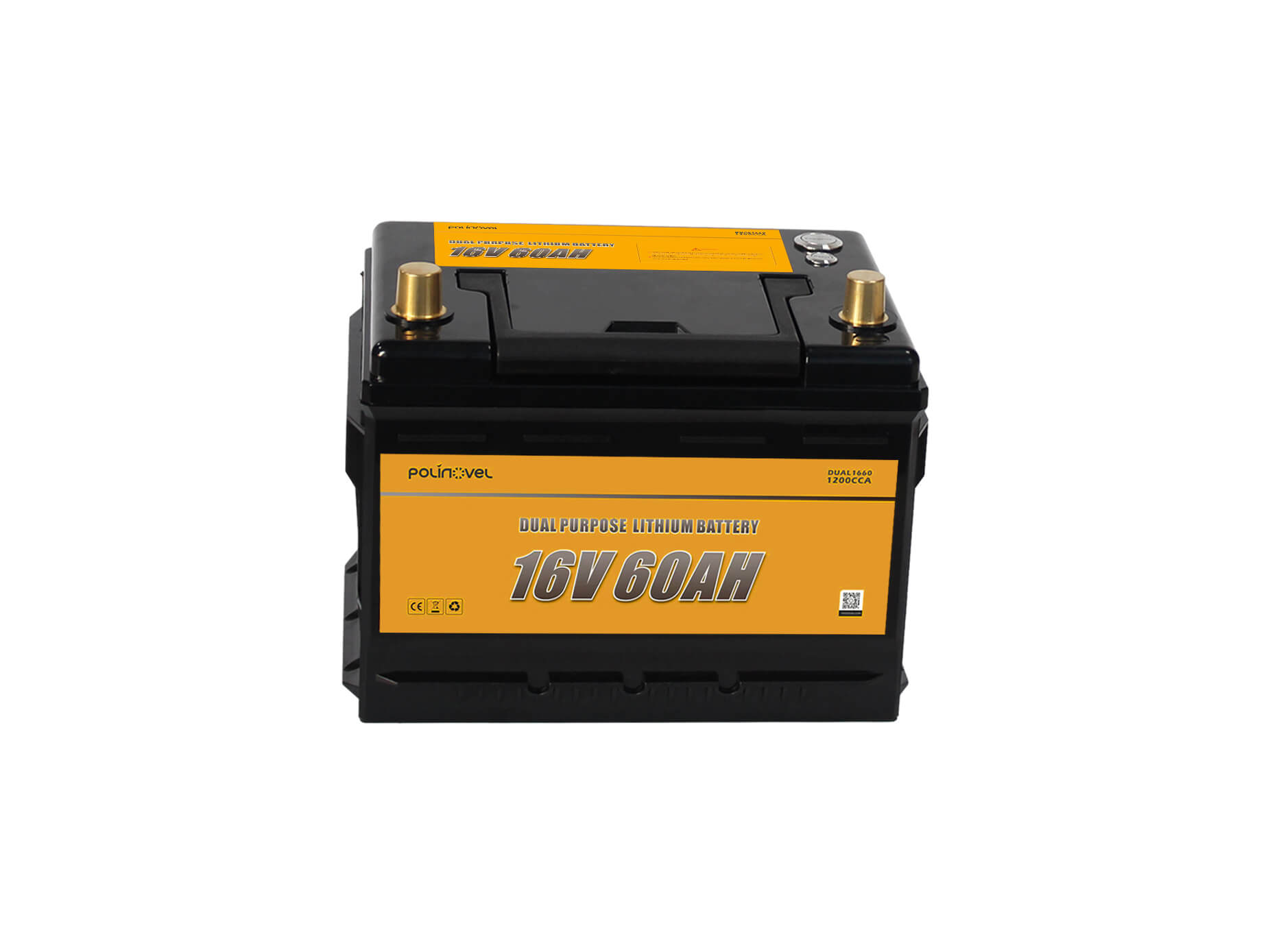16V 60Ah dual purpose battery