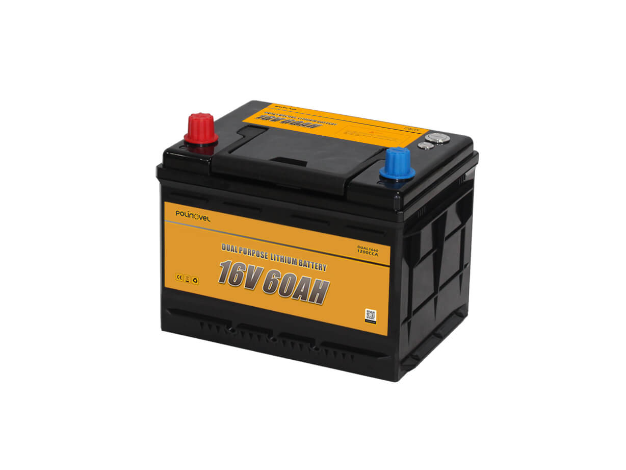 16V 60Ah dual purpose battery